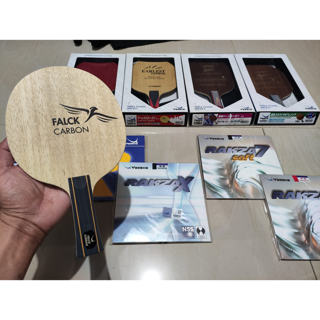 Yasaka Falck Carbon 5+2 6.1mm 88g Blade origina yasaka table tennis