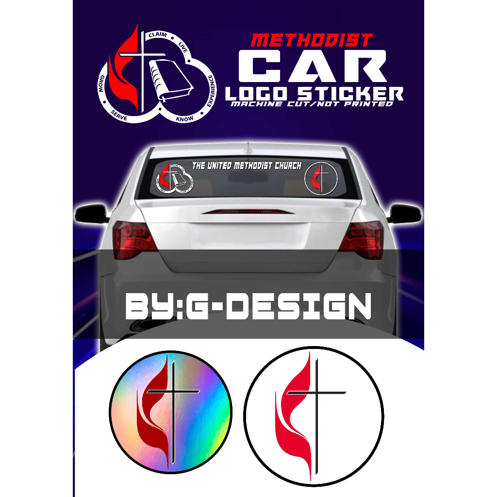 UNITED METHODIST STICKER_LOGO_VER-6 | Shopee Philippines