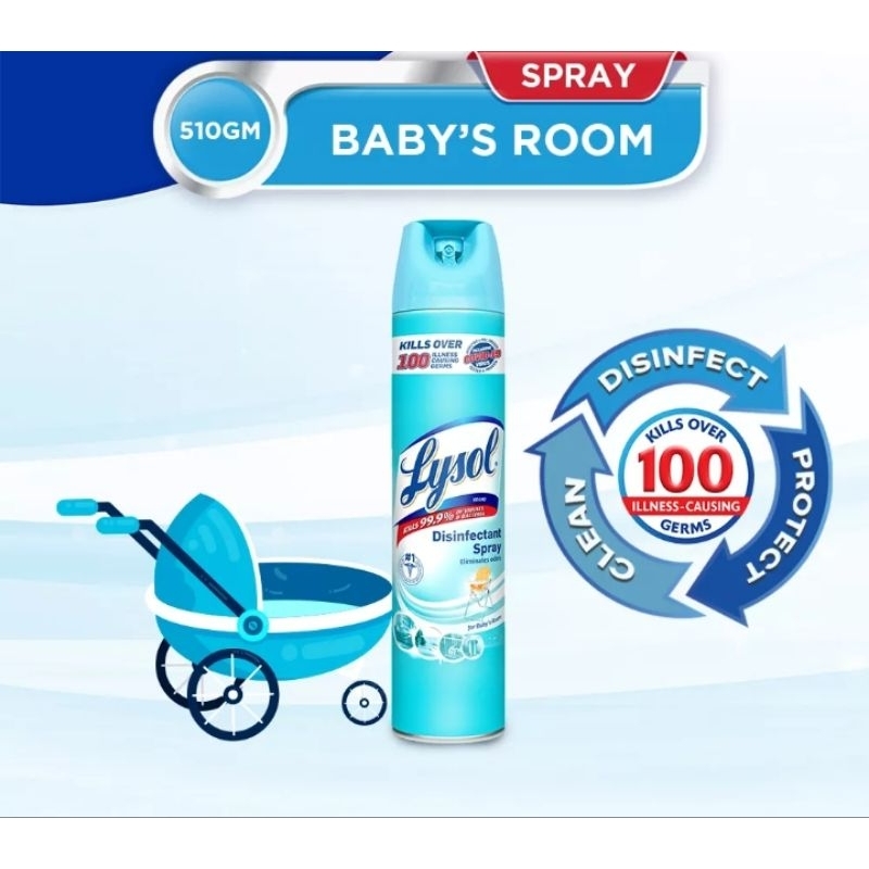 Lysol Disinfectant Spray Baby's Room 510g Shopee Philippines