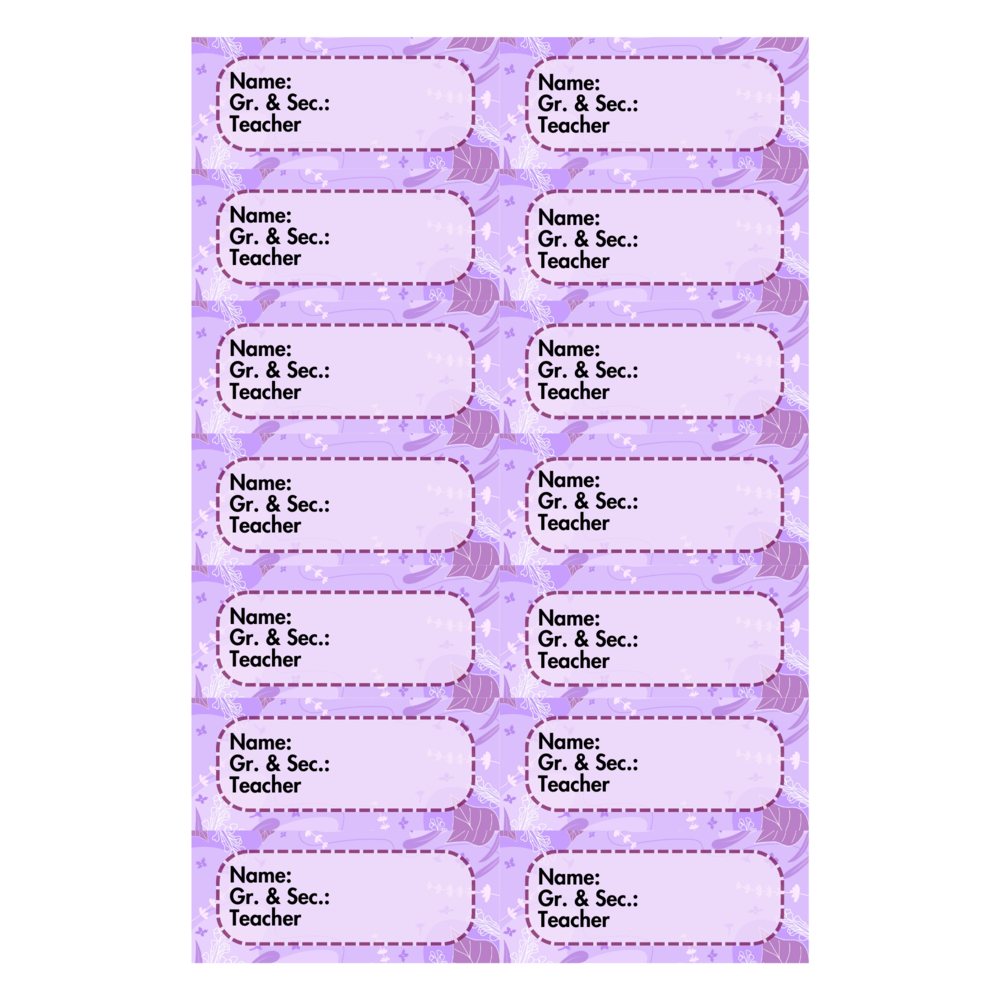 Personalized Notebook and Subject Label Sticker | Shopee Philippines