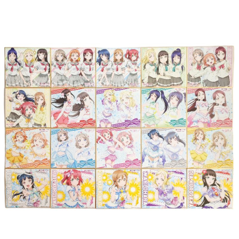 Love Live! Sunshine!! Mari, Kanan, Dia, Chika, You, Riko, Ruby ...