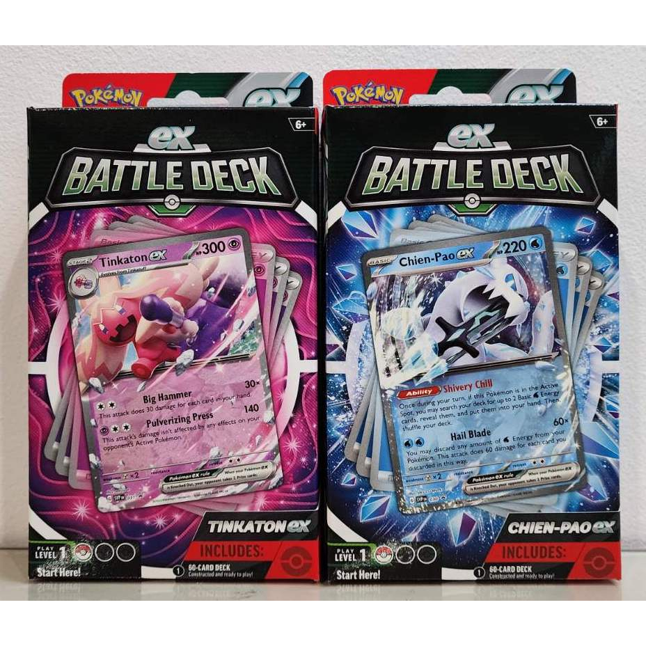 Pokémon TCG Tinkaton ex Battle Deck & Chien-Pao ex Battle Deck | Shopee ...