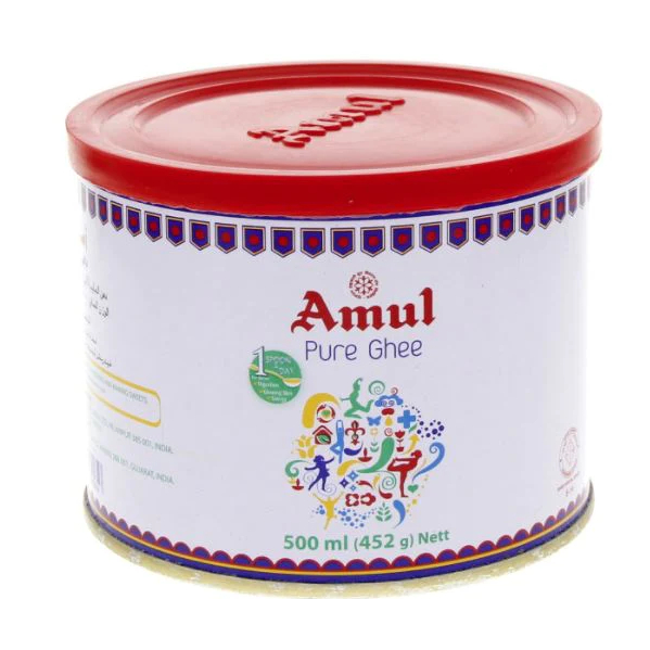 Amul Pure Ghee {Clarified Butter} 500ml {Made in India} Shopee