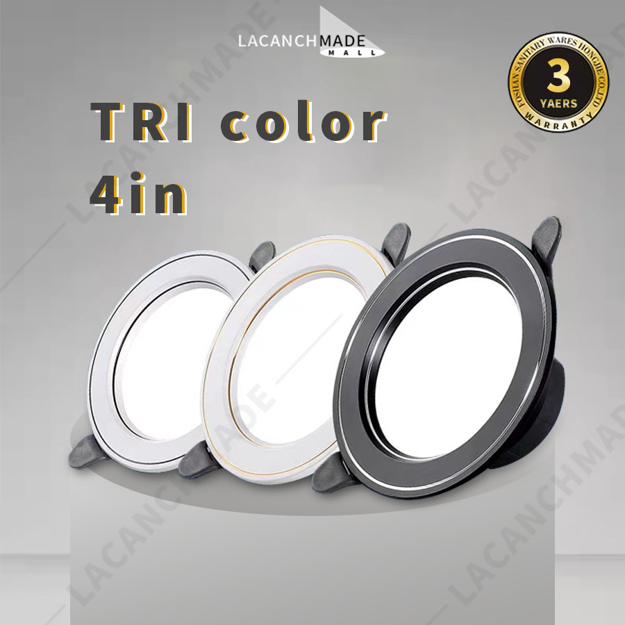 Tricolor dimming LED Pin Light ceiling lights Recessed Downlight 5W 2.5 ...