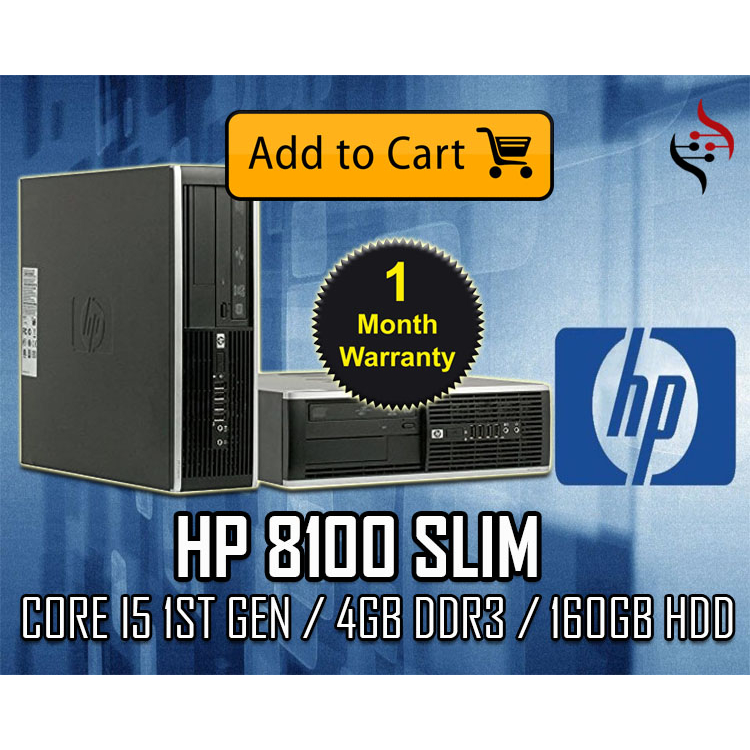 HP 8100 Slim type 1ST GEN CPU | Shopee Philippines