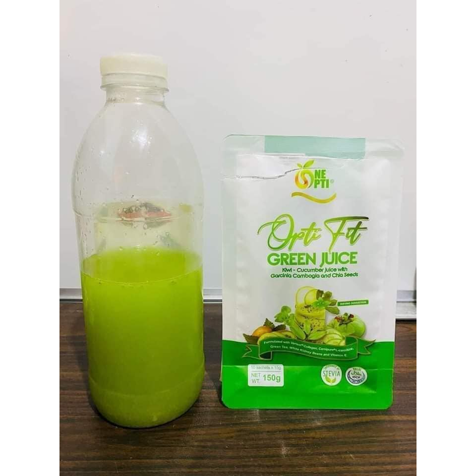Opti Fit Green Juice 10 Sachets | Shopee Philippines