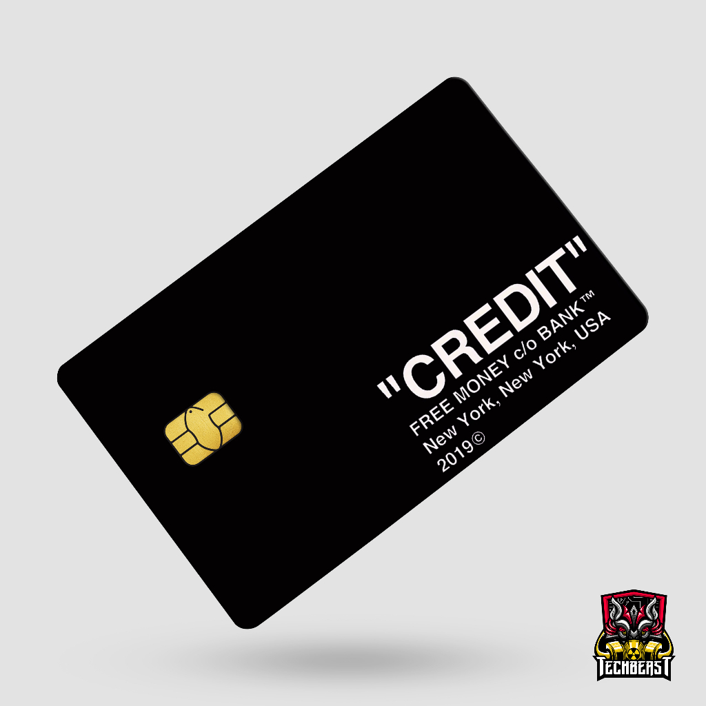3M OFF-WHITE ATM Debit Credit Beep Card Skin Vinyl Sticker Techbeast ...