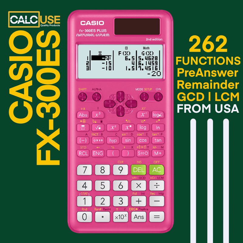 Fx 300es outlet plus graphing