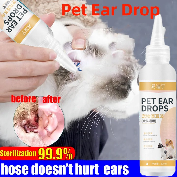 YIDINING Cat and Dog Ear Drops 120ml Shopee Philippines