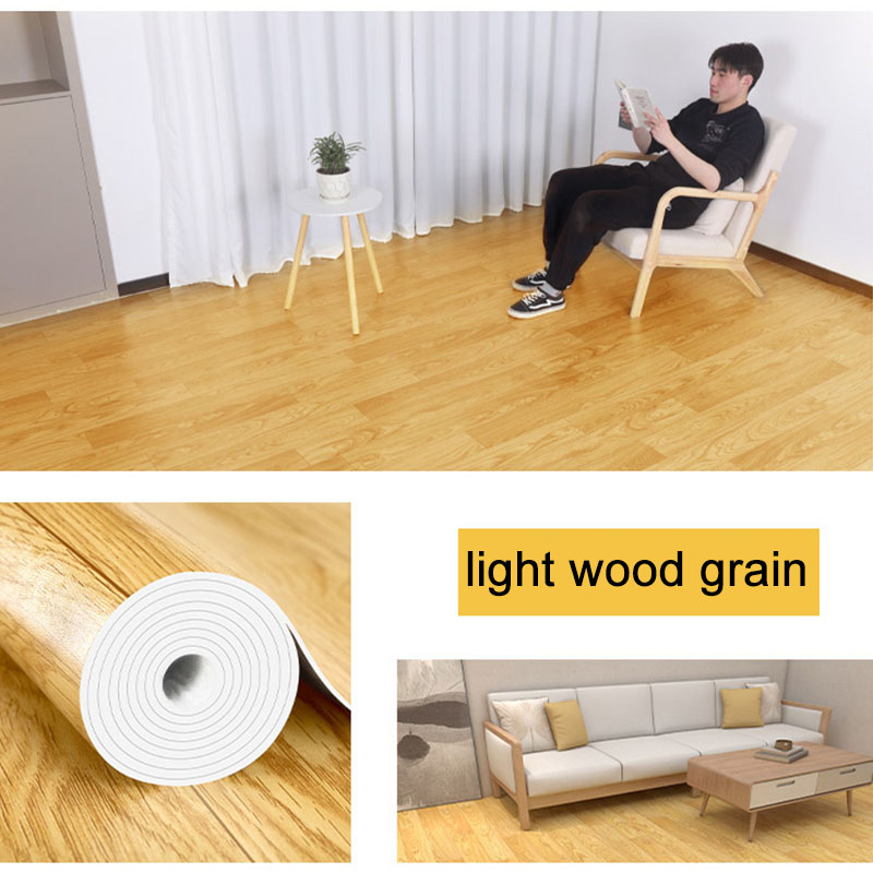 Waterproof Vinyl Floor Sticker 1sheet=10㎡ Self Adhesive PVC Flooring