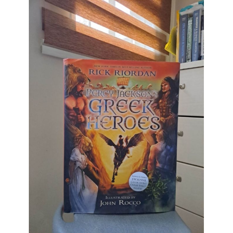 Percy Jackson S Greek Heroes By Rick Riordan Illustrated By John Rocco Hardbound Shopee