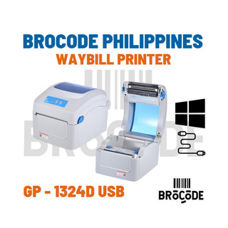 GP-1324D THERMAL WAYBILL PRINTER BARCODE PRINTER LABEL PRINTER | Shopee ...