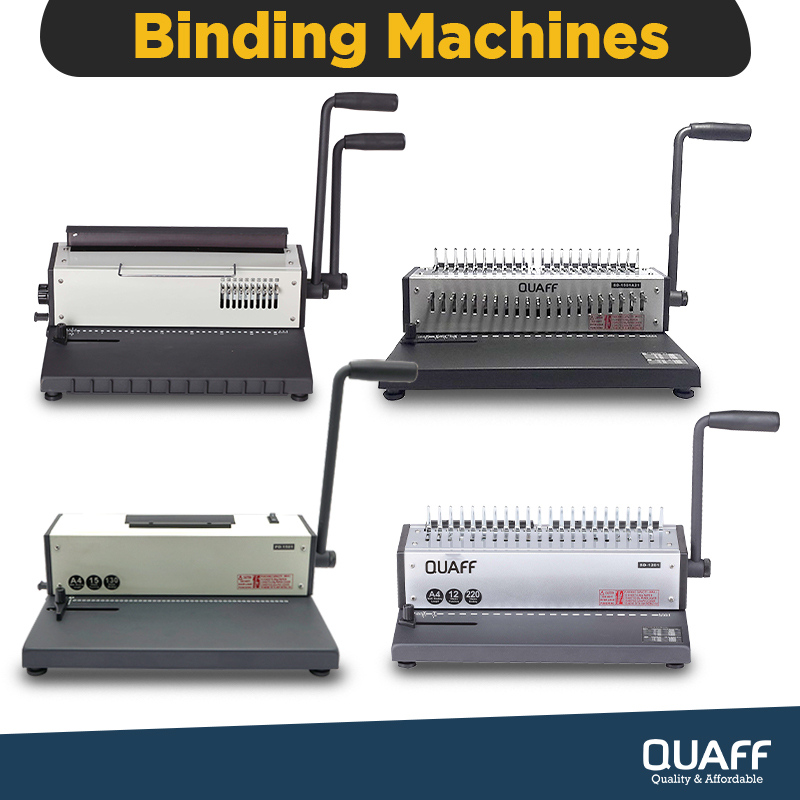 QUAFF Binding Machine A4S IZE Ring Binding Machine // Wire Binding