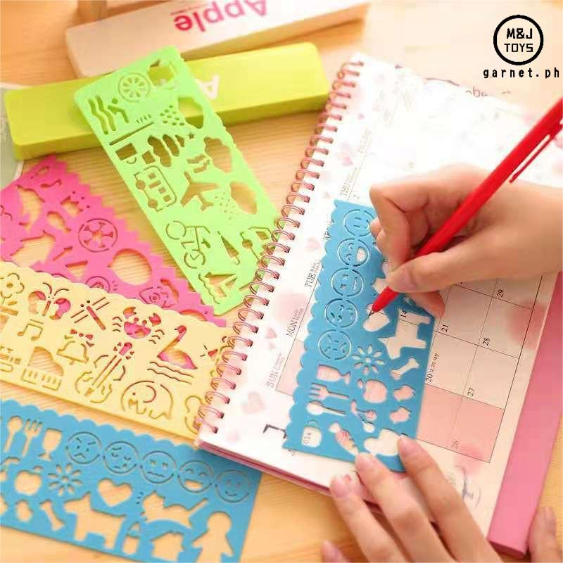 [Wholesale]20pcs template ruler creative candy color#random design ...