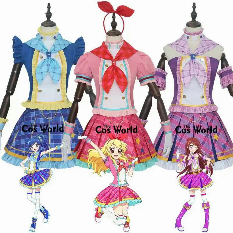 Aikatsu Series Hoshimiya Ichigo Kiriya Aoi Shibuki Ran Dress Uniform ...