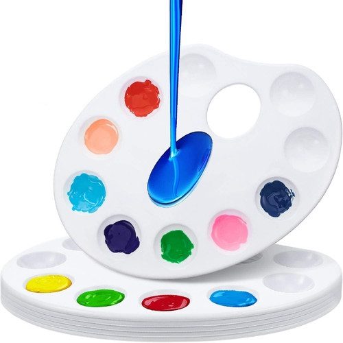 Paint Palette Tray 10 Well Painting Tool Color Mixing Oil Based Acrylic