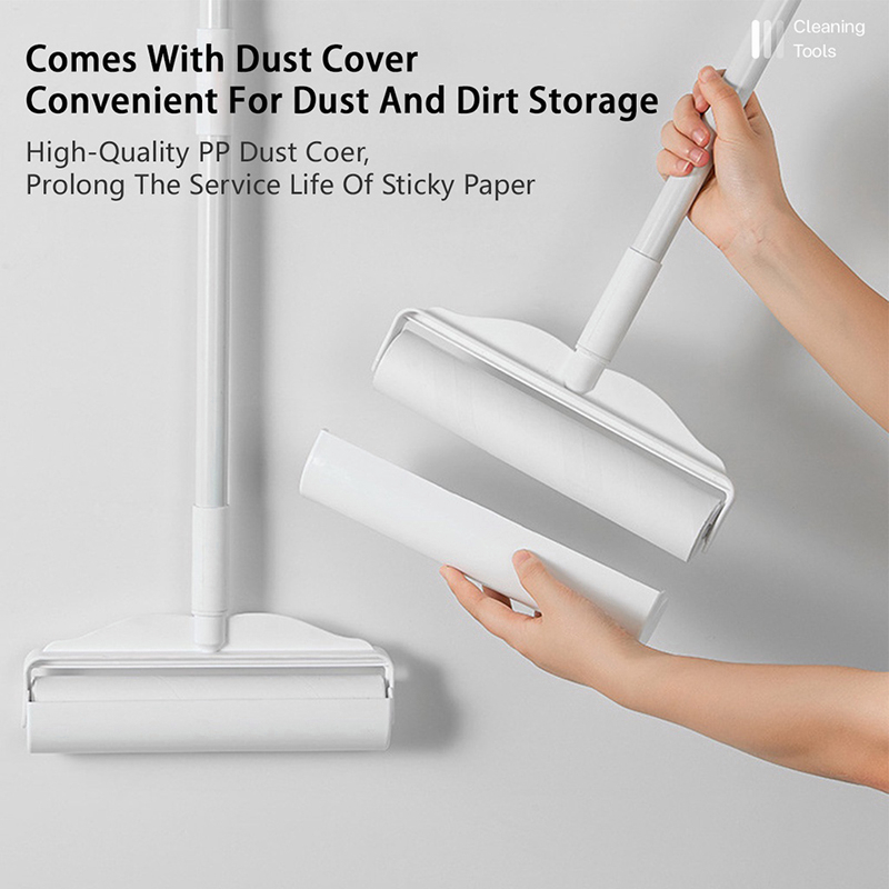 Sticky Lint Roller Clothes Dust Remover, Portable Pet Hair Sticky Roll ...