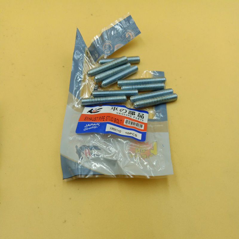 exhaust pipe stud bolt for XRM110 &Tmx per piece Shopee Philippines