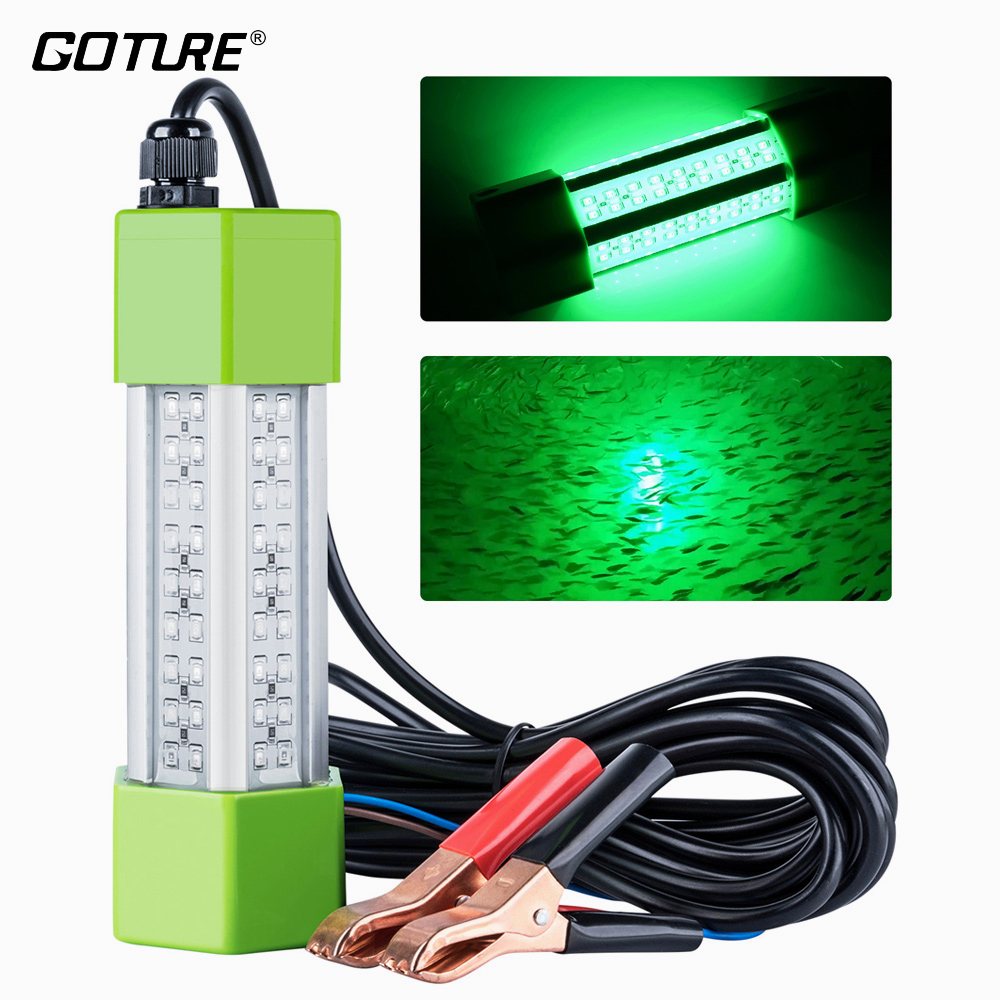 Goture Underwater Fishing Light Portable LED Submersible Waterproof ...