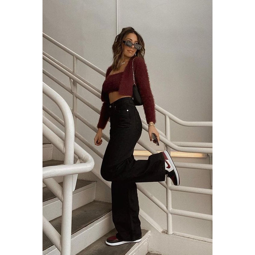 Y2k Neutral Baggy Pants Wide Legs High Waist Pants For Women Men Brown