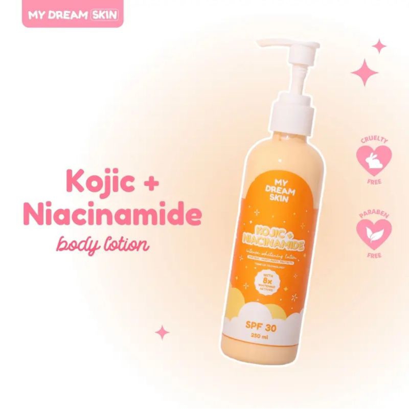 My Dream Skin Kojic Niacinamide Lotion 8X Whitening Actives SPF 30