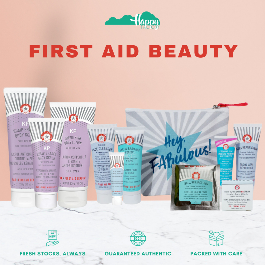 First Aid Beauty KP Bump Eraser Body Scrub Remover Ultra Repair Cream