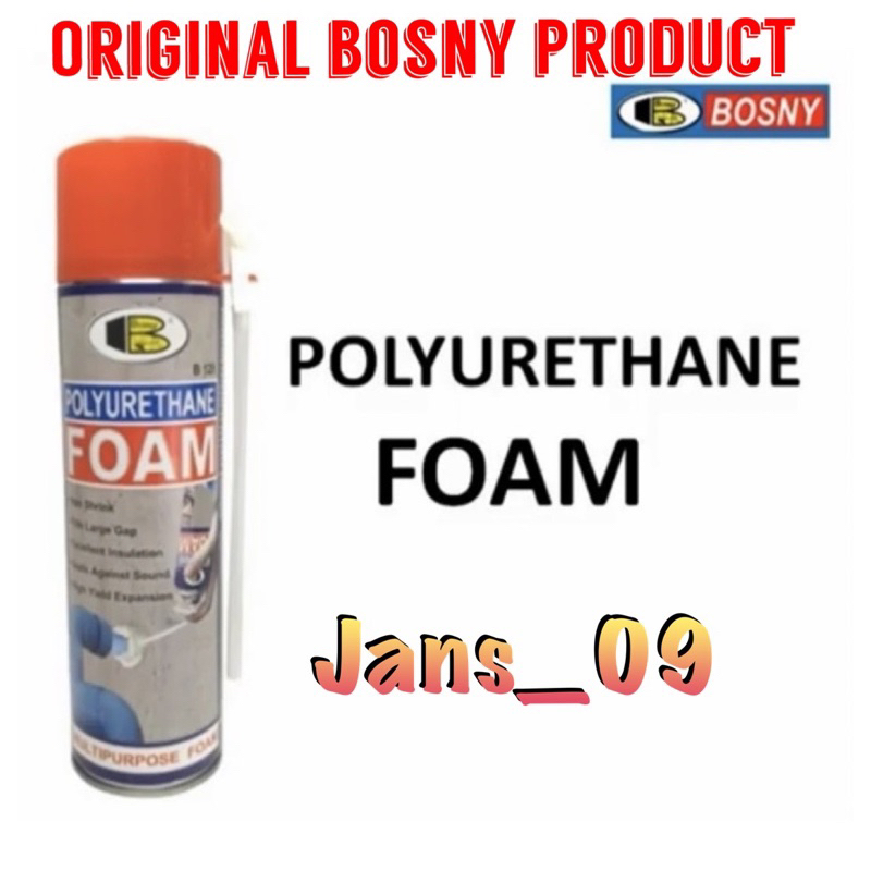 POLYURETHANE FOAM 500cc (Bosny Brand) Shopee Philippines