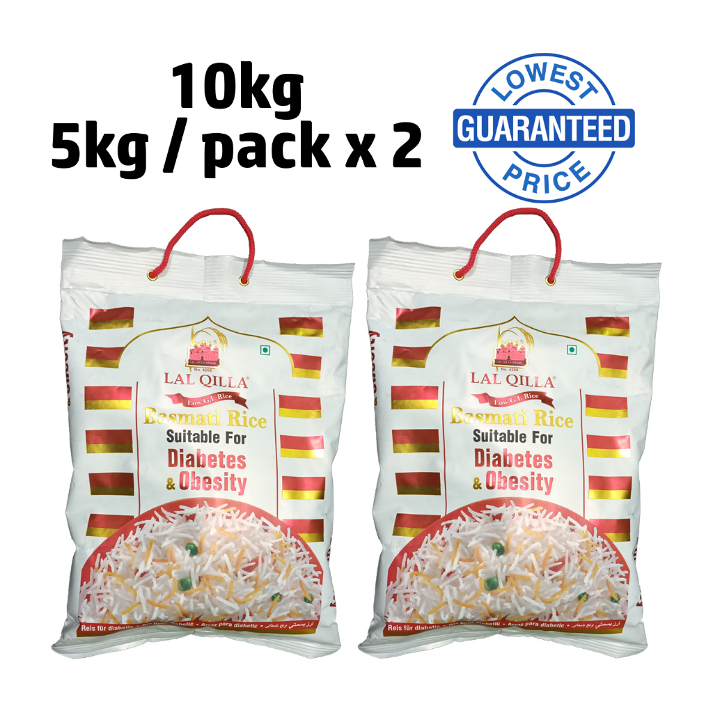 10KG Lal Qilla Basmati Rice (low Glycemic Index) Shopee Philippines