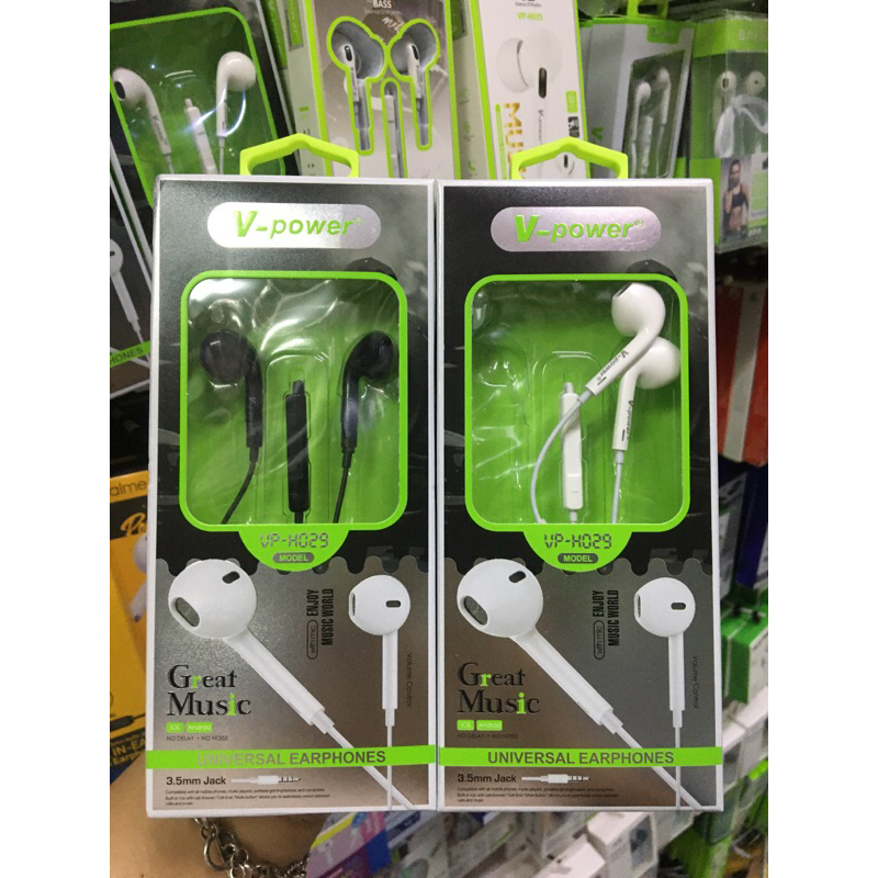 V-Power Universal Earphones ( VP-H029 ) | Shopee Philippines