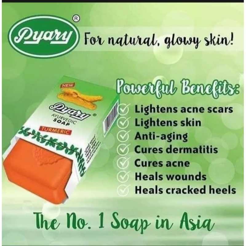 PYARY TURMERIC SOAP 100%ORIGINAL | Shopee Philippines