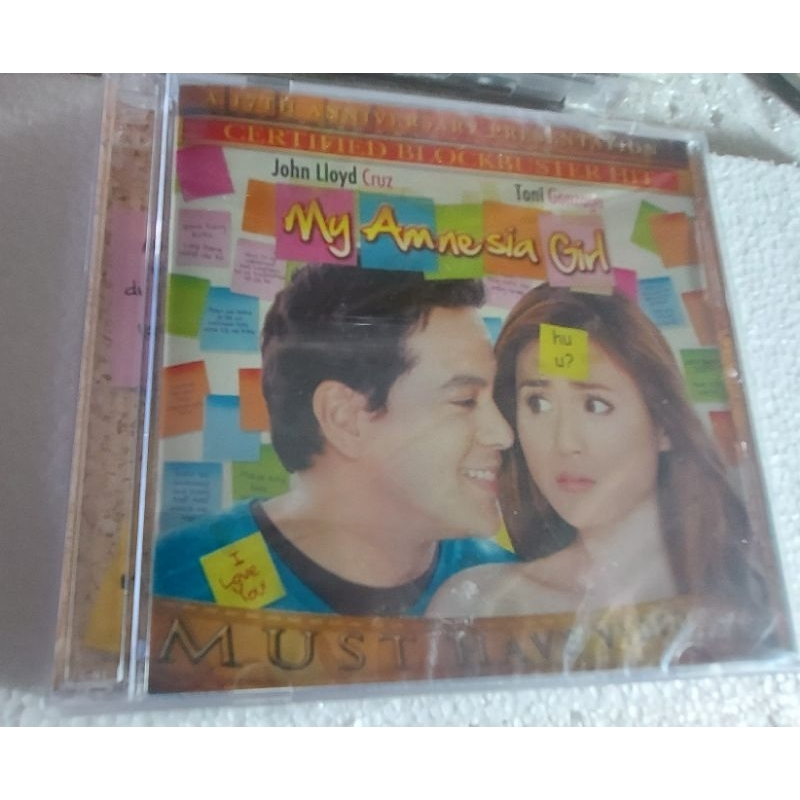 My Amnesia Girl original vcd Toni Gonzaga John Lloyd Cruz sealed brand new Shopee Philippines