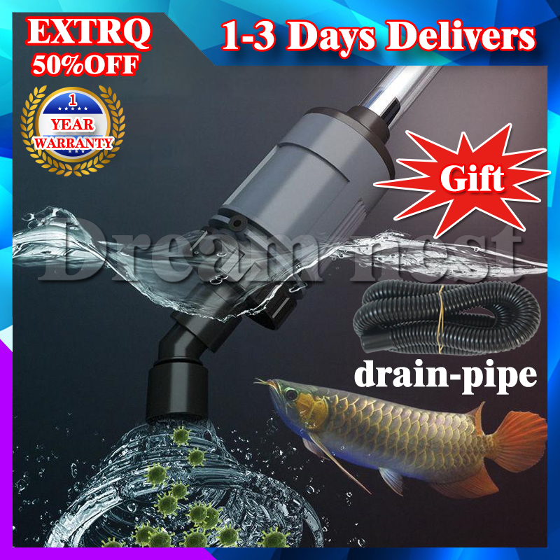 220V Electric Aquarium Water Change Pump Cleaning Tools Water Changer