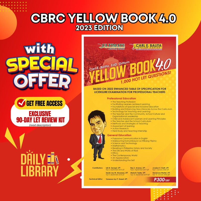 CBRC YELLOW BOOK 4.0 (LATEST EDITION 2023) ONHAND Shopee Philippines