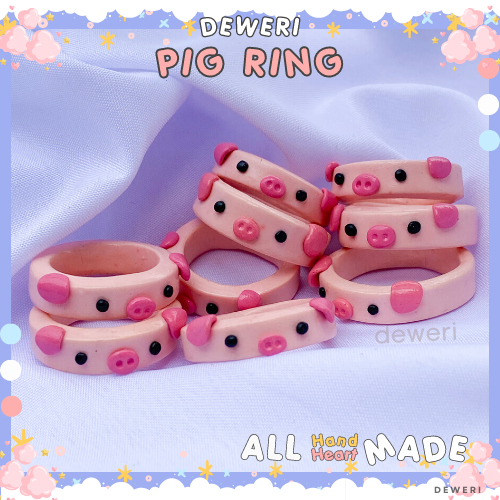 Pig store clay ring