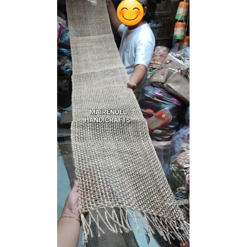 Native Table Runner/Placemat/DIY abaca cloth Shopee Philippines
