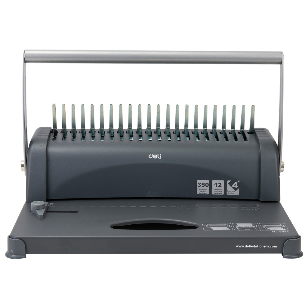 Deli E3871 Office Machine Comb Binding Machine (1PC) Shopee Philippines