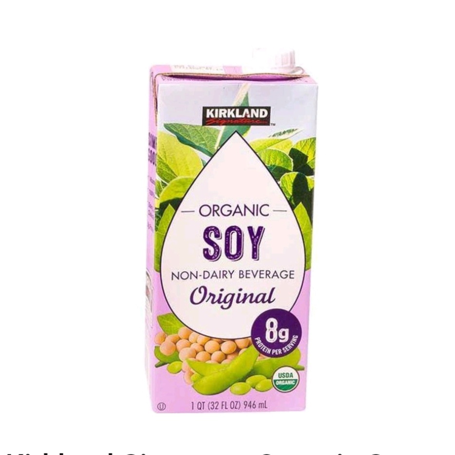 Kirkland Signature Organic Soy NonDairy Beverage Original Flavor Soya Milk 946ML Shopee