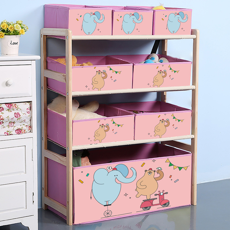 [COD] Kids Toys Storage Rack Toys Storage Organizer Baby Room Bookshelf ...