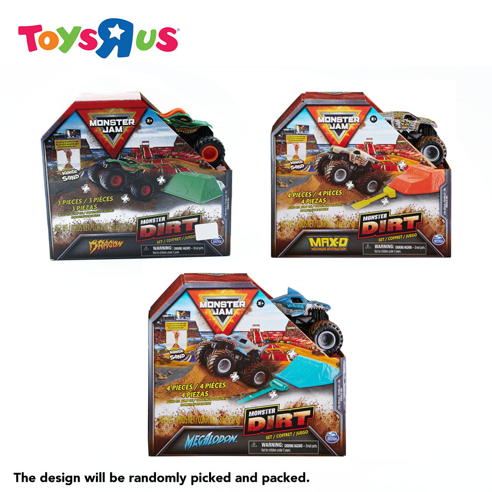 Monster Jam Kinetic Sand Dirt Starter Set