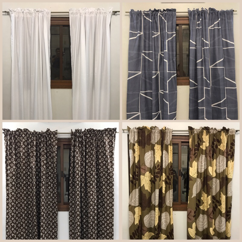 Whitelines Non Ring Curtains sold per piece | Shopee Philippines