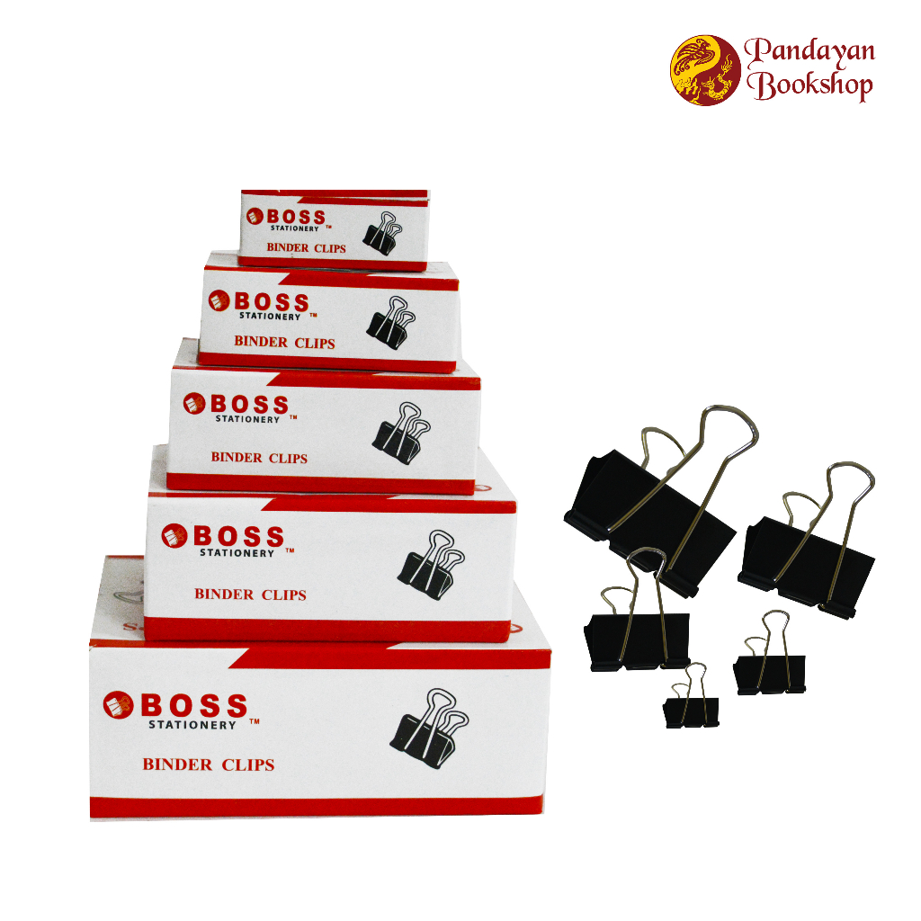 BOSS Stationery Binder Clips (1 dozen) Shopee Philippines