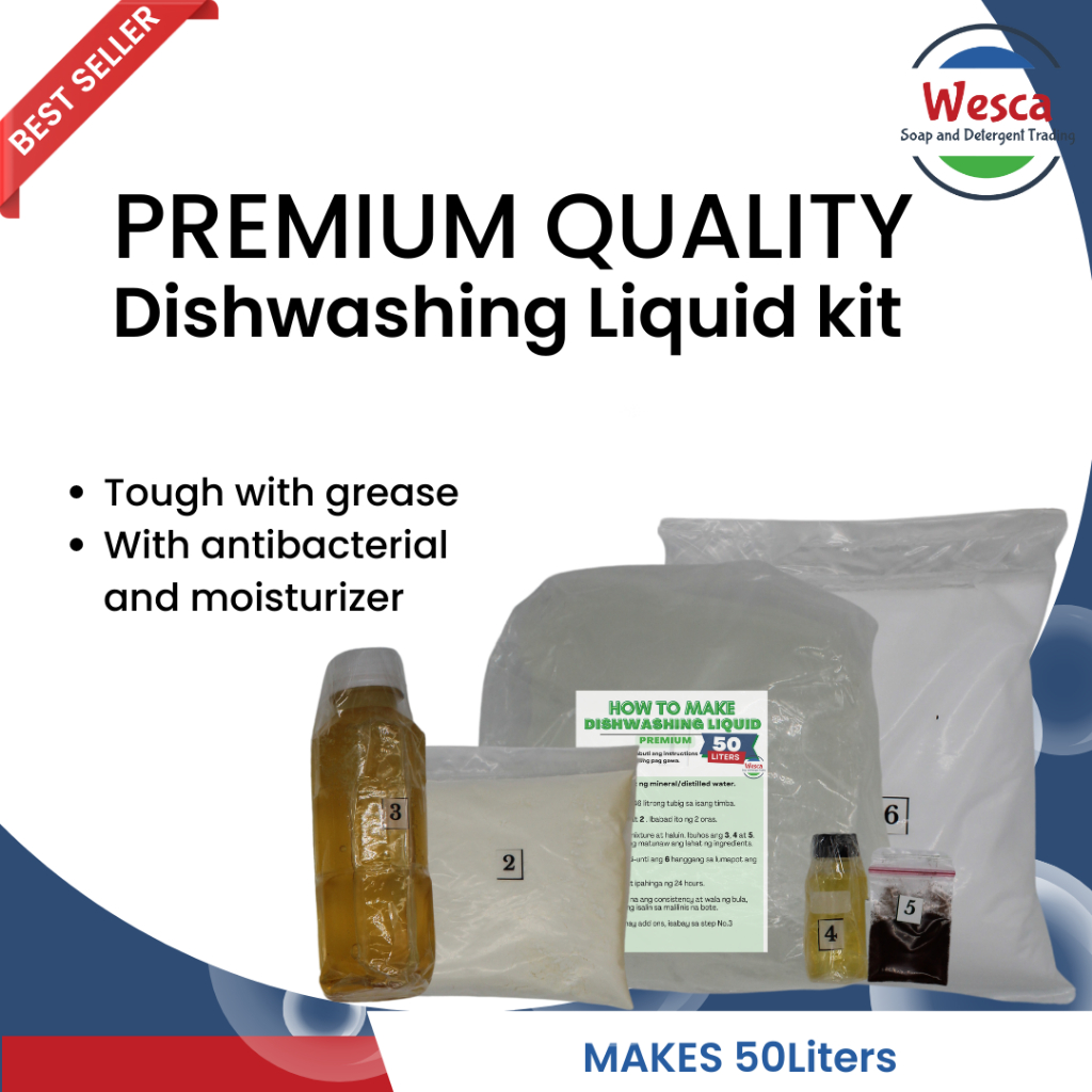 PREMIUM DISHWASHING LIQUID KIT 50 LITERS YIELD | Shopee Philippines