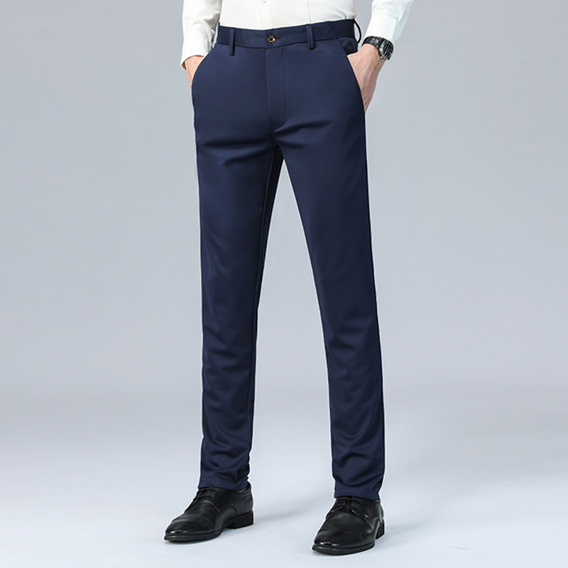 Men's Pants Formal Office Stretchable Casual Seluar Long Pant Trousers ...