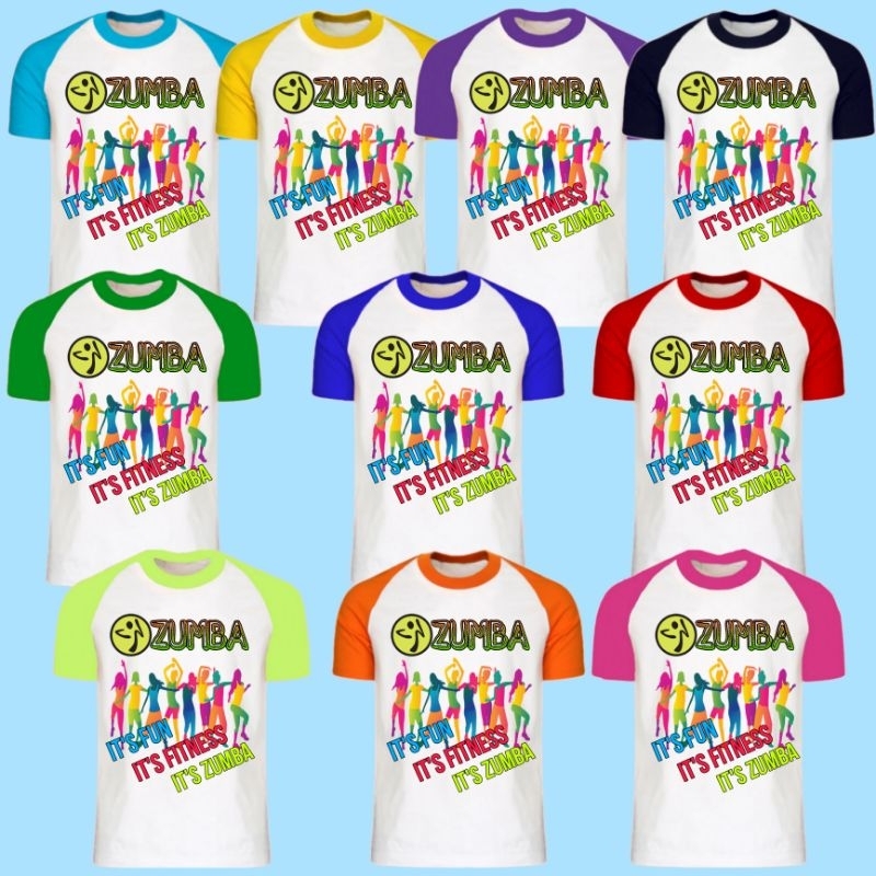 ZUMBA Shirts New Design Polydex Fabric Shopee Philippines