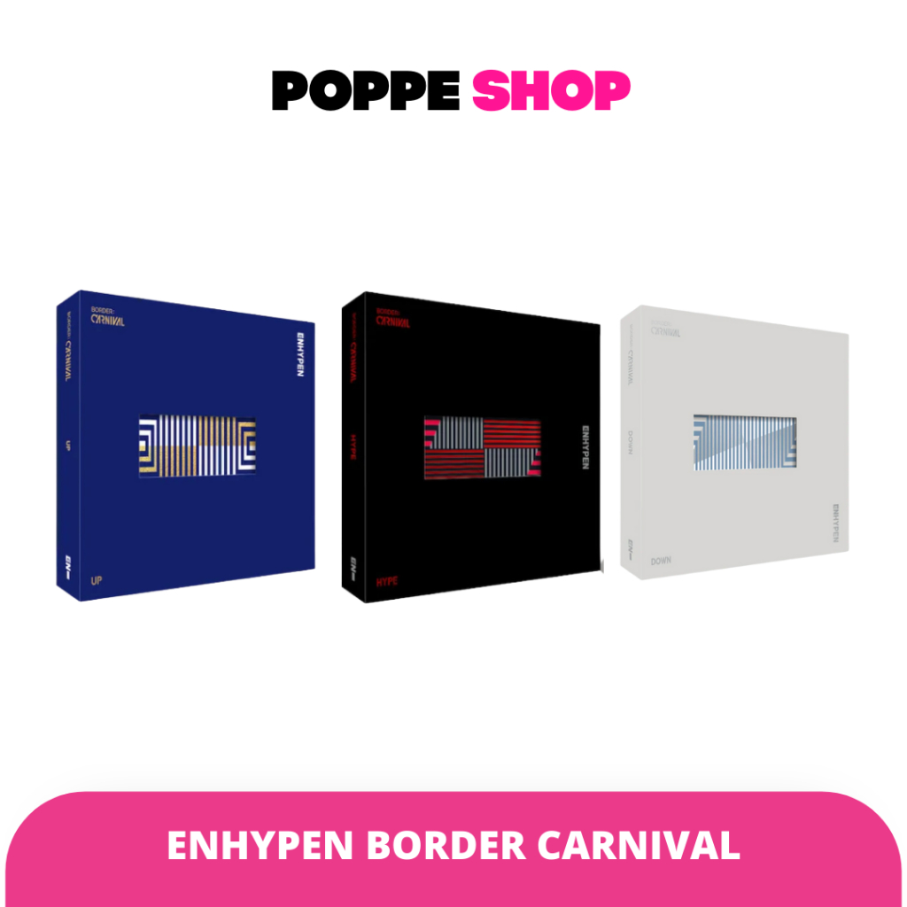 ENHYPEN - BORDER : CARNIVAL [UP Ver.] - 2nd Mini Album K-Pop - Version UP - Photobook + Photocards + Bonus