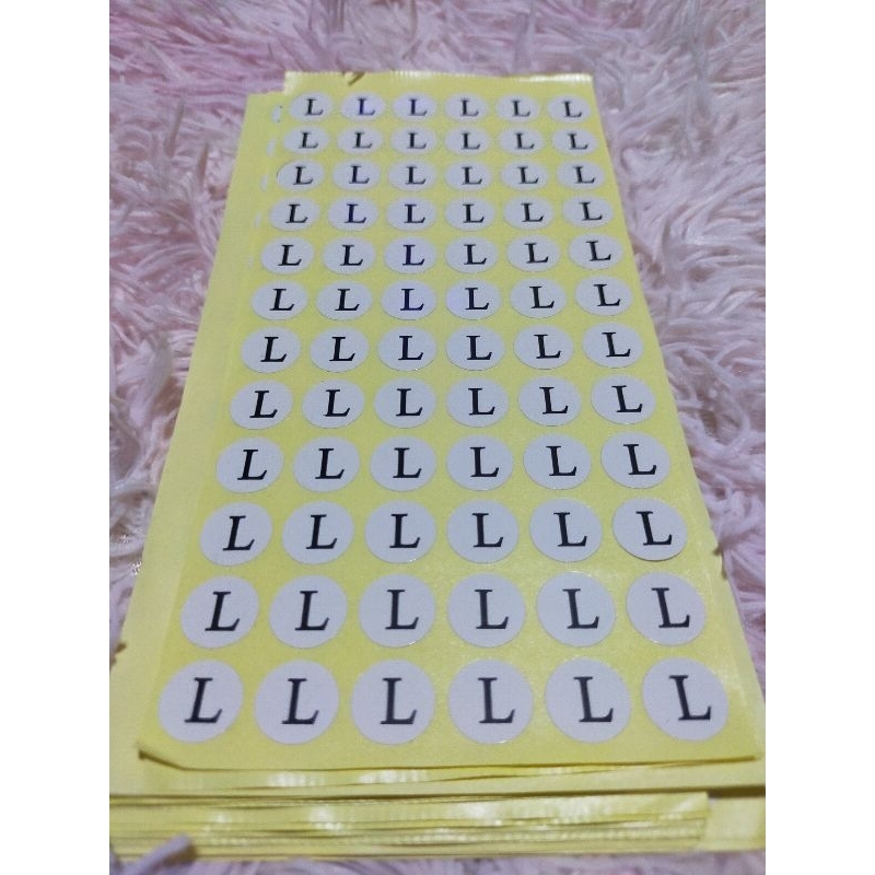 PC.PH SIZE TAG/ LABEL STICKERS PER SHEET(66pcs) | Shopee Philippines
