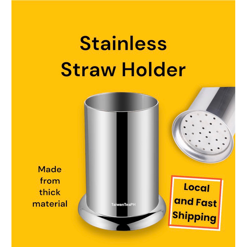 Stainless Straw Holder Tableware kitchen storage holder stainless steel