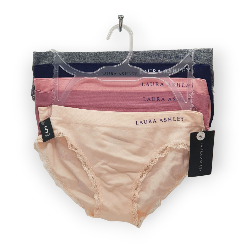 LAURA ASHLEY 5 Pack Seamless Panties Medium (Multi) Shopee Philippines