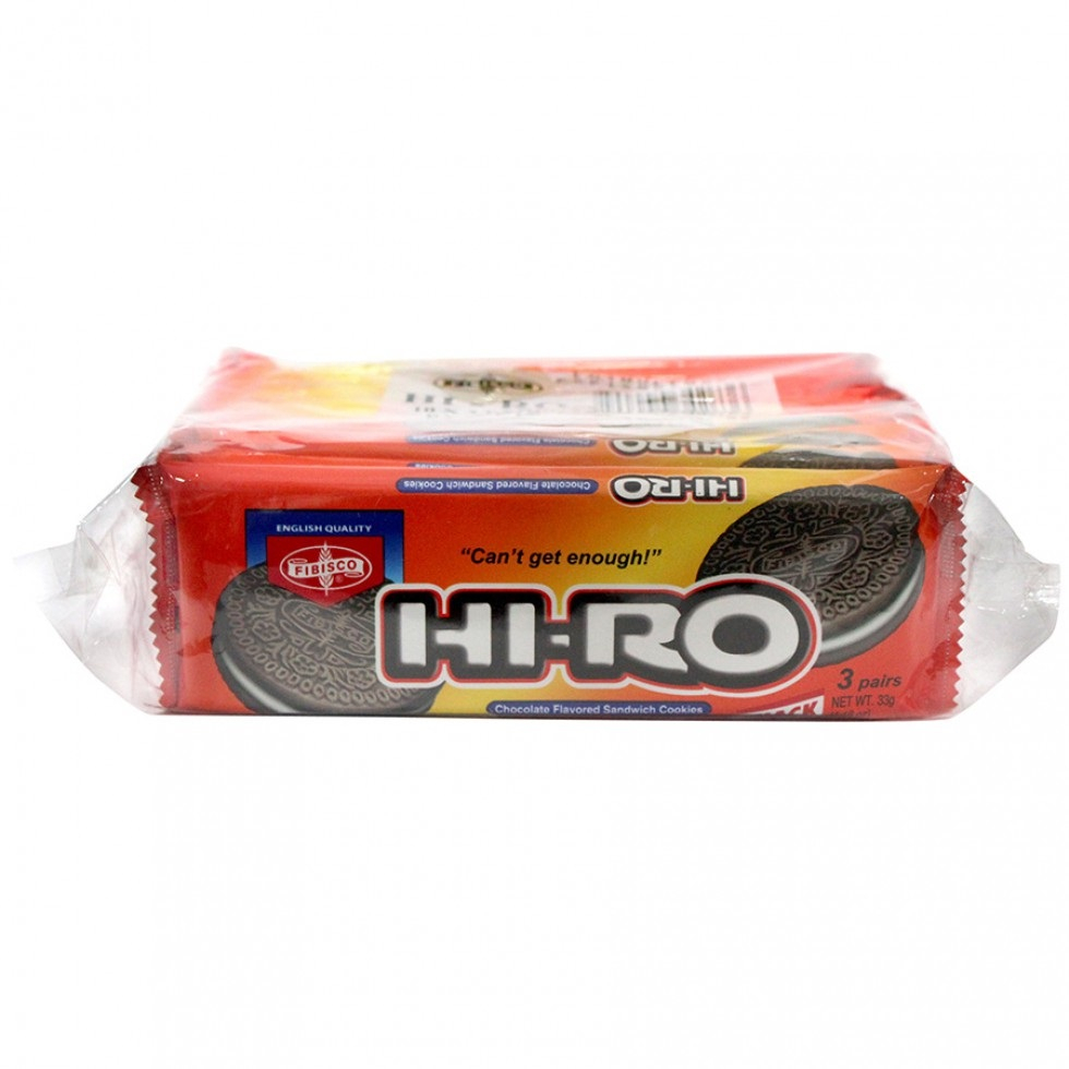 Fibisco Hi-Ro Sandwich Cookies 33gx10s | Shopee Philippines
