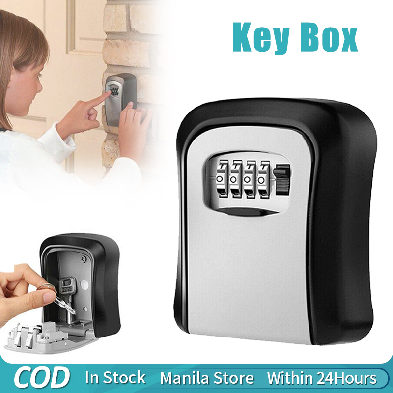 Key Lock Box Wall Mounted Combination Lock Box Waterproof Key Safe
